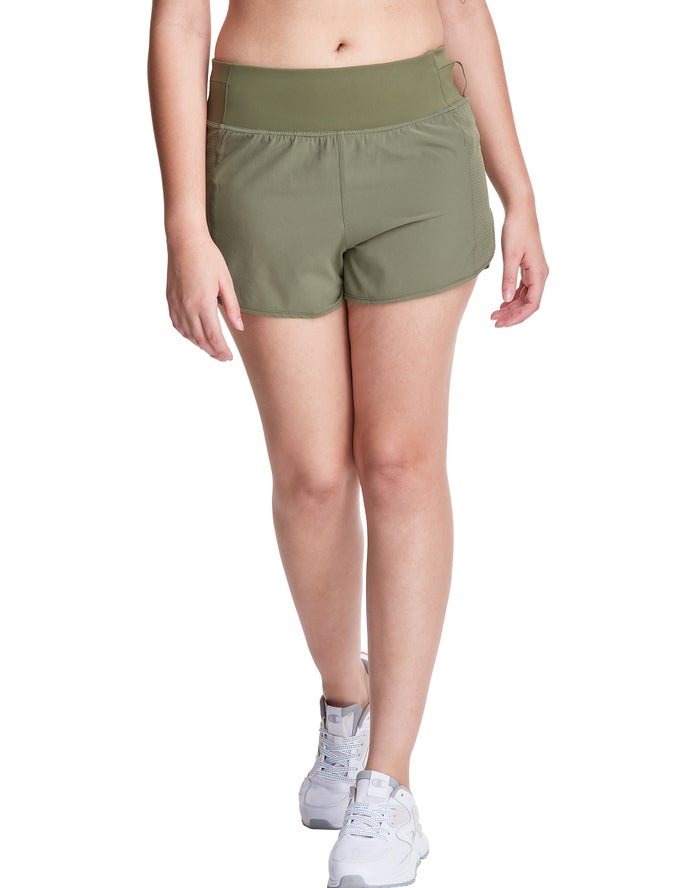 Champion Dame Shorts Olivengrøn - Sport 3 - Danmark TMQ-207536